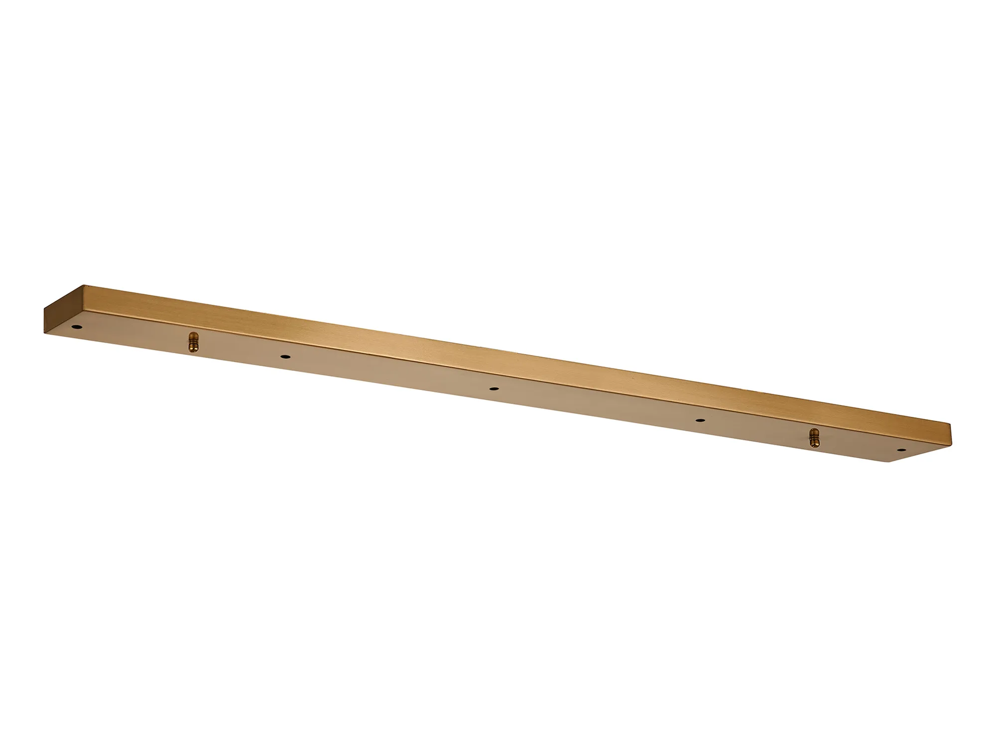 D0834BR  Hayes 5 Hole 1100 x 100mm Linear Ceiling Plate Brass